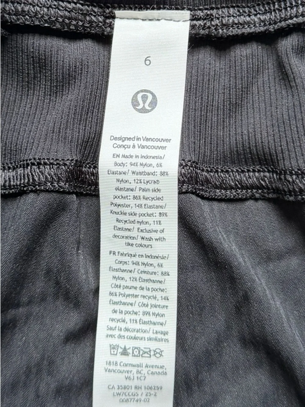 Lululemon Dance Studio High Rise Shorts 3.5” Size 6 Black Lightweight Luxtreme
